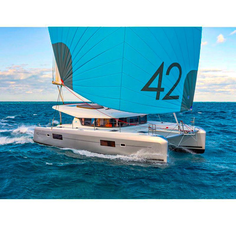 Lagoon 42 sailing